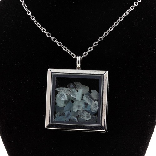 Collier aigue marine - collier, brut