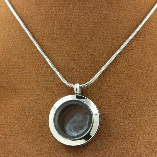 Pendentif aigue marine brut - pendentif, aigue-marine
