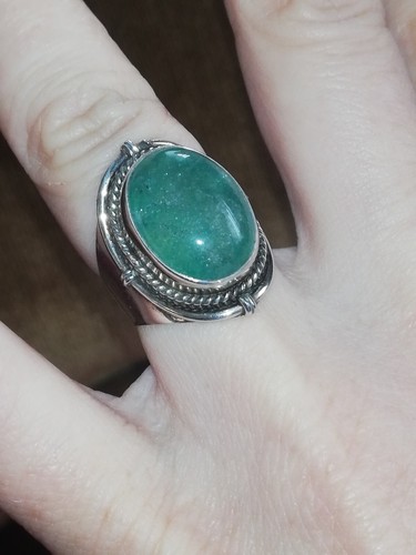 Bague argent pierre bleu - bague,