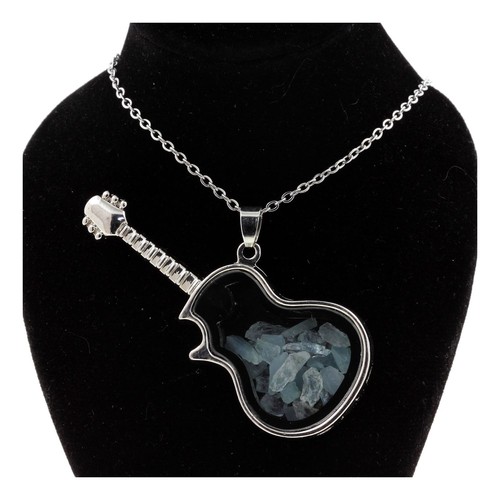 Collier aigue marine brut - collier, aigue-marine