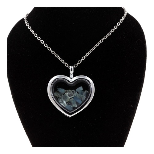 Collier aigue marine brut - collier,