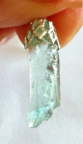 23g pendentif cristal aigue - pendentif,