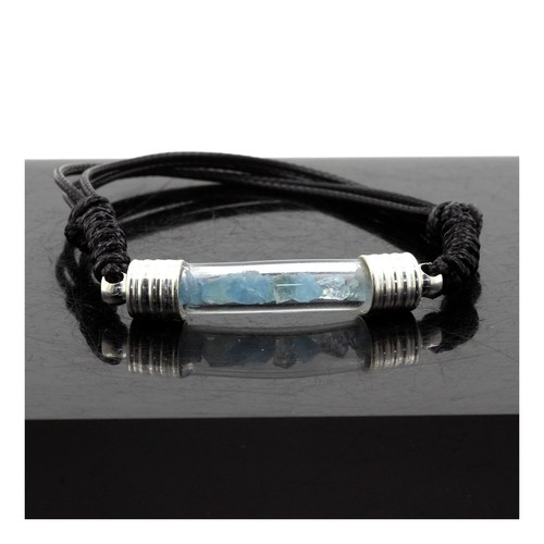 Bracelet aigue marine brut - bracelet,